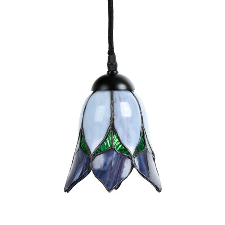 Tiffany Pendant Lamp Lovely Flower Purple