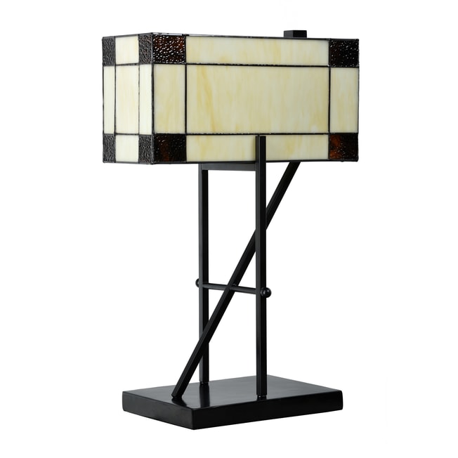 Tiffany Table Lamp Geometric Off