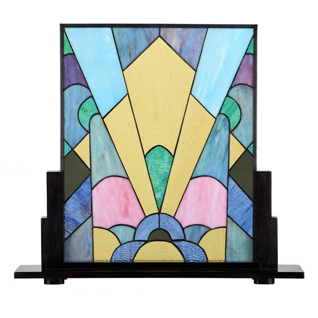 Tiffany Coloured Art Deco Panel