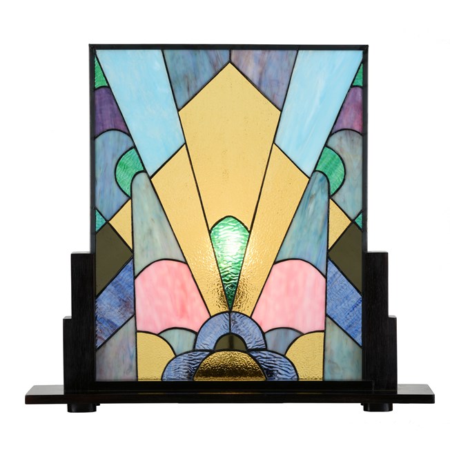 Tiffany Coloured Art Deco Panel