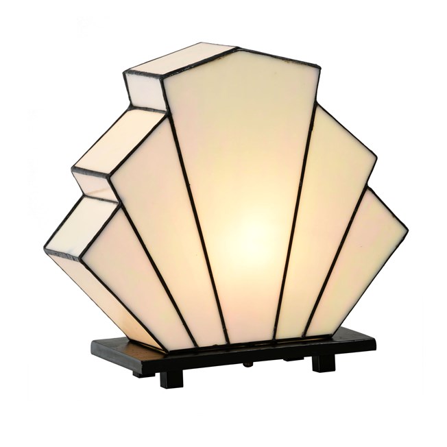 Tiffany French Art Deco Tafellamp Aan