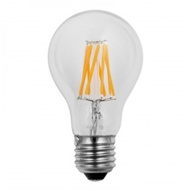 Wiva Wire Led Bulb Lamp 6W E27 2500K Clear 580 Lumen 10 pieces