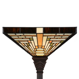 Tiffany Floor Lamp Rising Sun Uplighter 