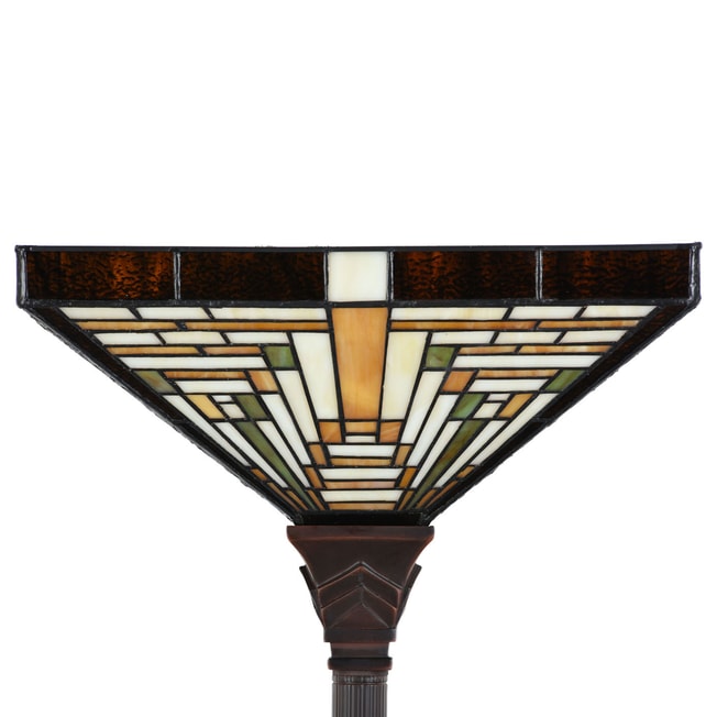 Tiffany uplighter floor lamp shade deals