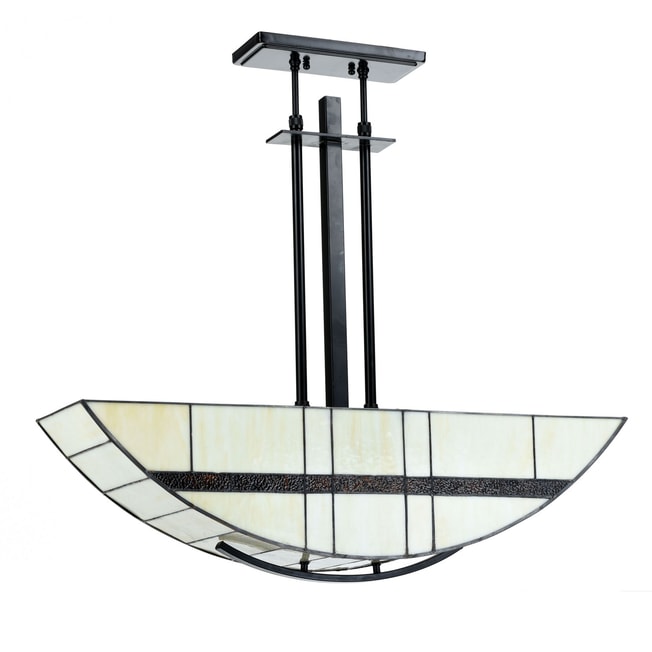 Tiffany Pendant Lamp Geometric Off