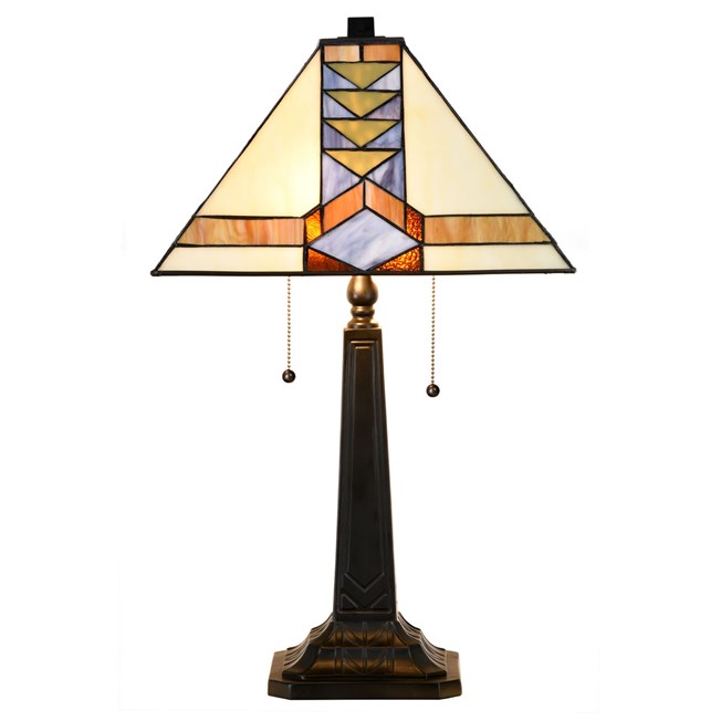 Tiffany Table Lamp Pyramid