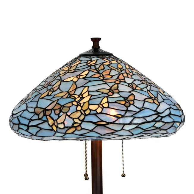 Tiffany Floor Lamp Fly Away Detail On