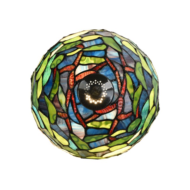 Glass Lampshade Tiffany Hydrangea - On
