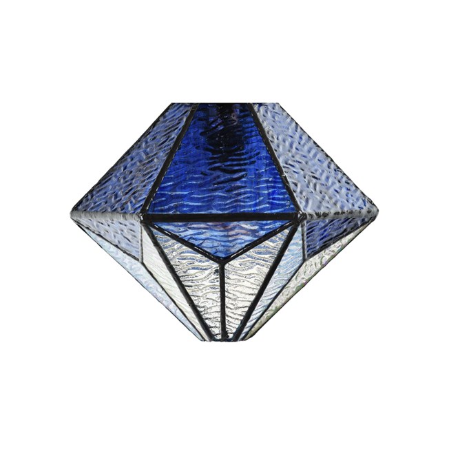Glass Lampshade Tiffany Akira Blue - Off
