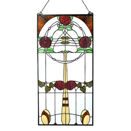 Tiffany Panel Mackintosh Rose 