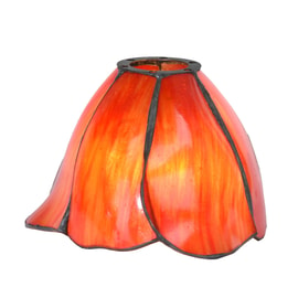 Tiffany Glass Lampshade Tender Poppy