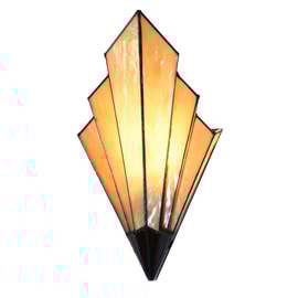 Tiffany French Art Deco Wall Lamp - Amber