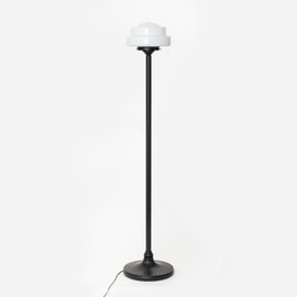 Floor Lamp Semi-Round Stepped Globe Moonlight