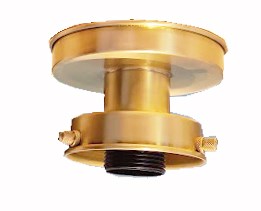 Deckenleuchte 20er Jahre Messinggriff 8, 10, 12, 15