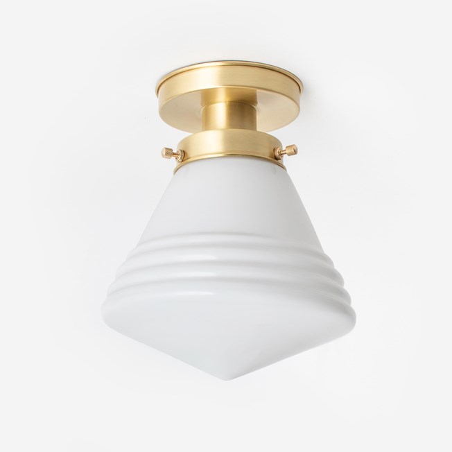 Ceiling Lamp Luxurious School Small 20's Brass