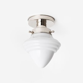 Ceiling Lamp Acorn Small 20's Nickel