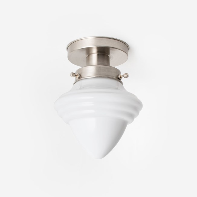 Ceiling Lamp Acorn Small 20's Matt Nickel