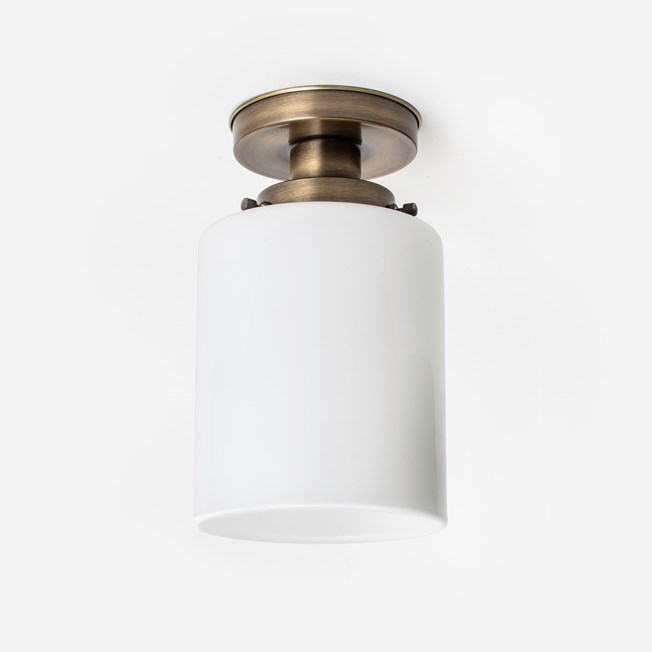 Ceiling Lamp Sleek Cylinder 20's Bronze