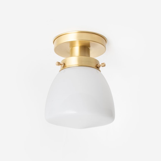 Ceiling Lamp Schoolbol Small 20's Brass