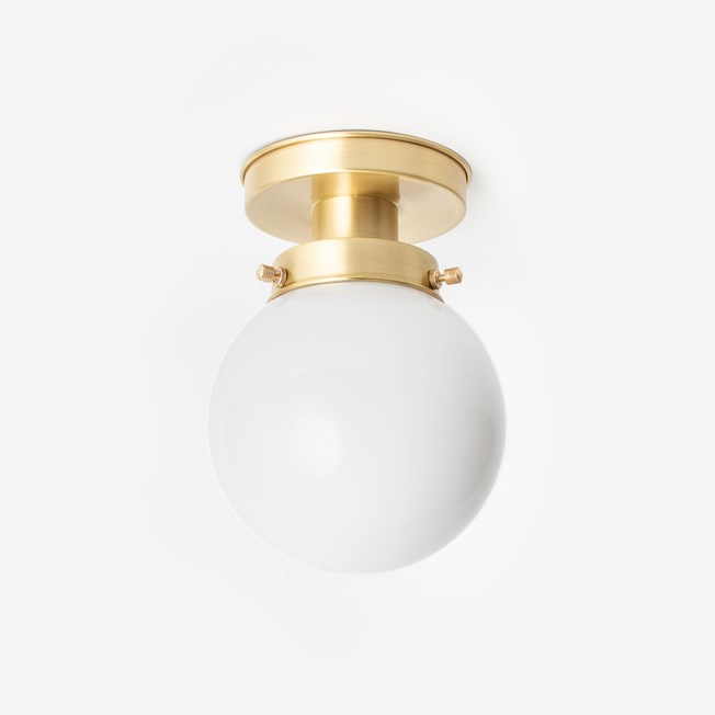 Ceiling Lamp Globe Ø 15 20's Brass