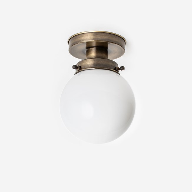 Ceiling Lamp Globe Ø 15 20's Bronze