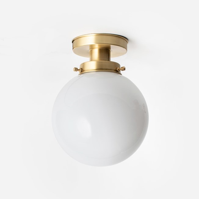 Ceiling Lamp Globe Ø 20 20's Brass