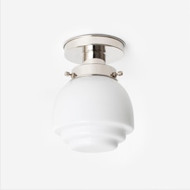 Ceiling Lamp Gispen Plain 20's Nickel