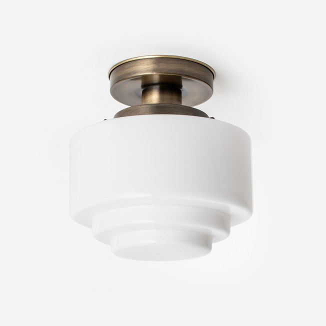 Ceiling Lamp Stepped Ø 20 20's Bronze