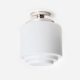 Ceiling Lamp Stepped Cylinder Large Nickel