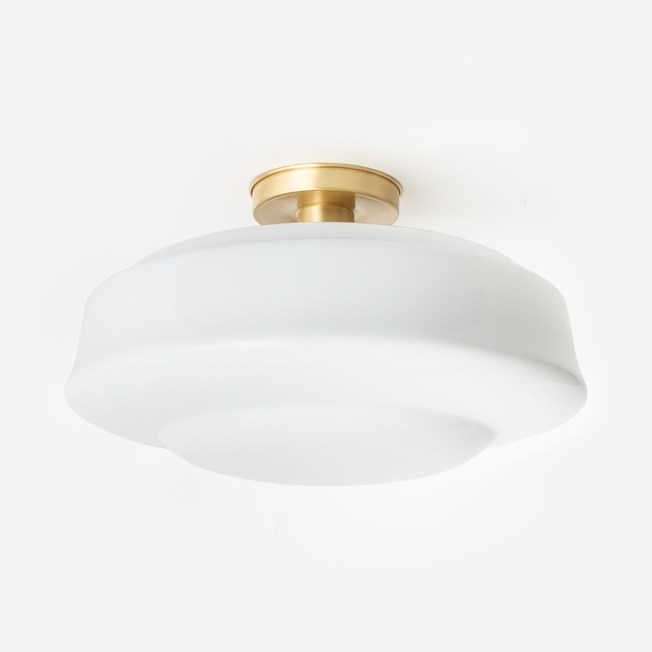 Ceiling Lamp Saucer 20's Brass