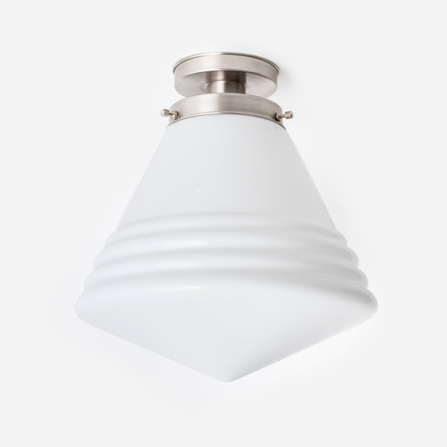 Ceiling Lamp School de Luxe Large 20's Matt Nickel