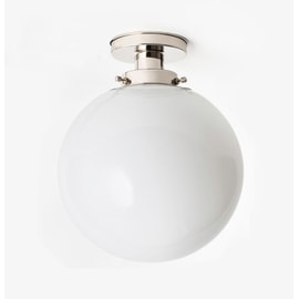 Ceiling Lamp Globe Ø 30 20's Nickel