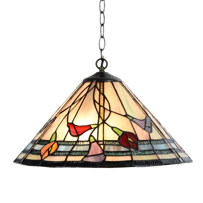 Tiffany Hanging Lamp Calla