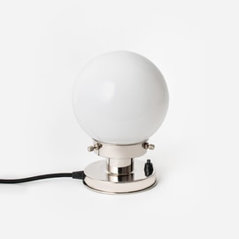 Table Lamp Globe Ø 15 20's Nickel