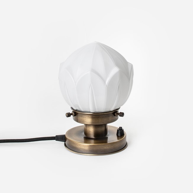 Tafellamp Lotus 20's Brons
