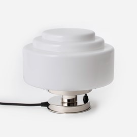 Table Lamp Stepped Ø 25 20's Nickel
