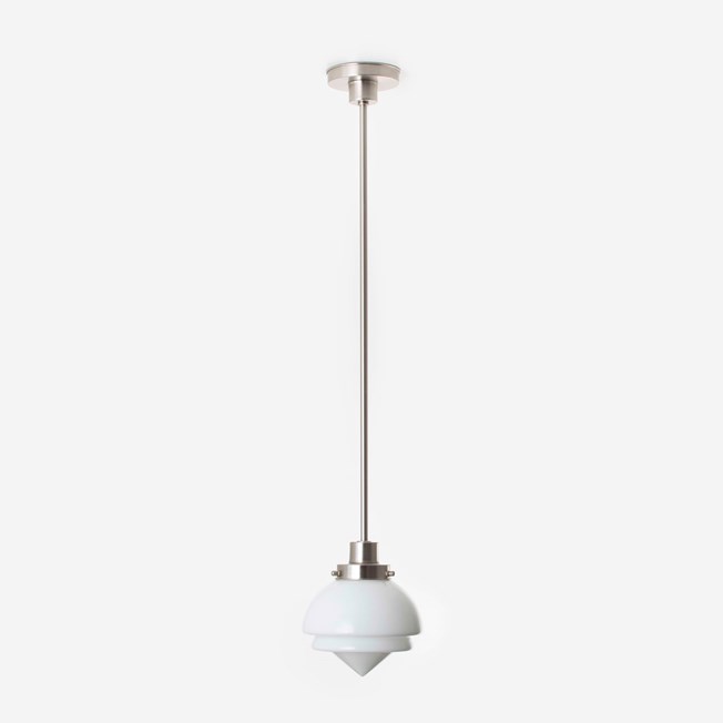 Lampe Suspendue Small Pointy 20's Nickel Mat