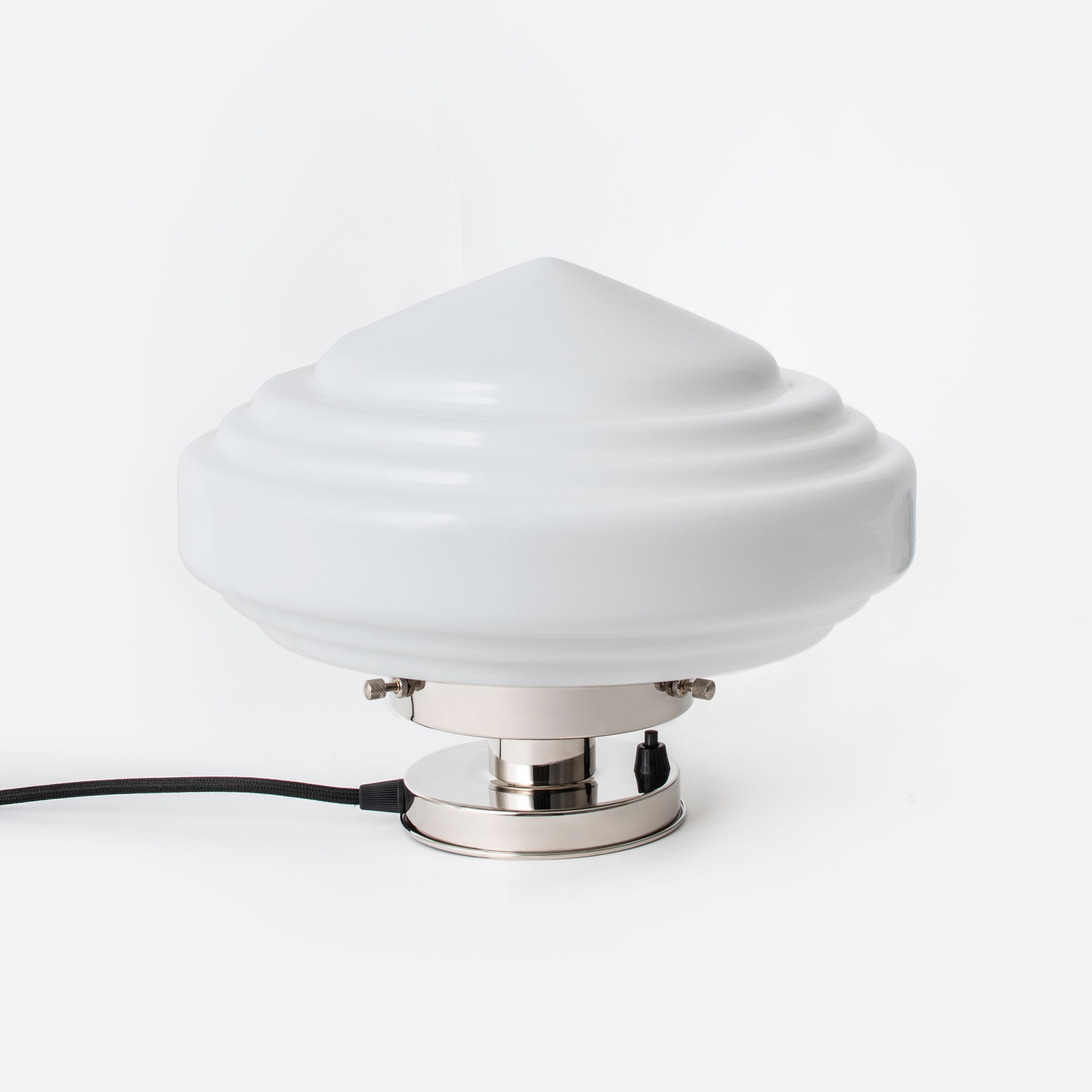 Lampe à poser Déco Punt Années 20 Nickel