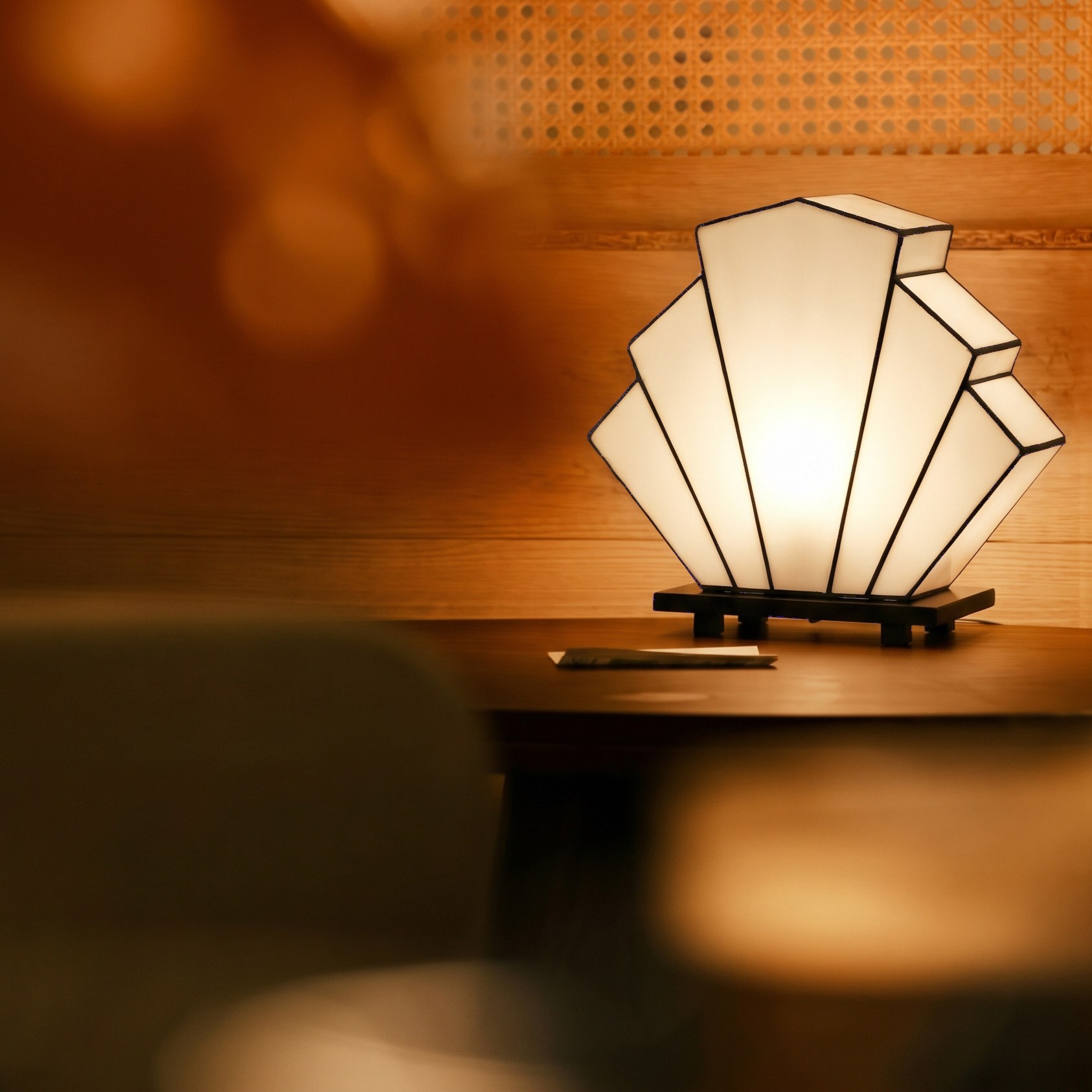 Tiffany Tischlampe French Art Deco 