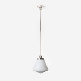 Pendant Lamp School de Luxe Medium 20's Nickel