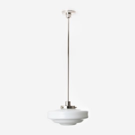 Lampe Suspendue Siegfried 20's Nickel