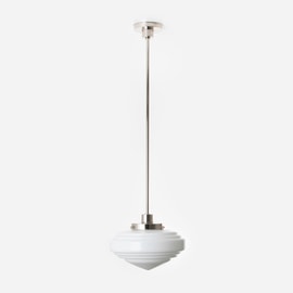 Pendant Lamp Deco Pointy 20's Nickel