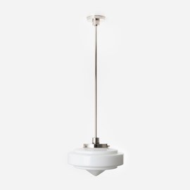 Pendant Lamp Pointy Stairs 20's Nickel