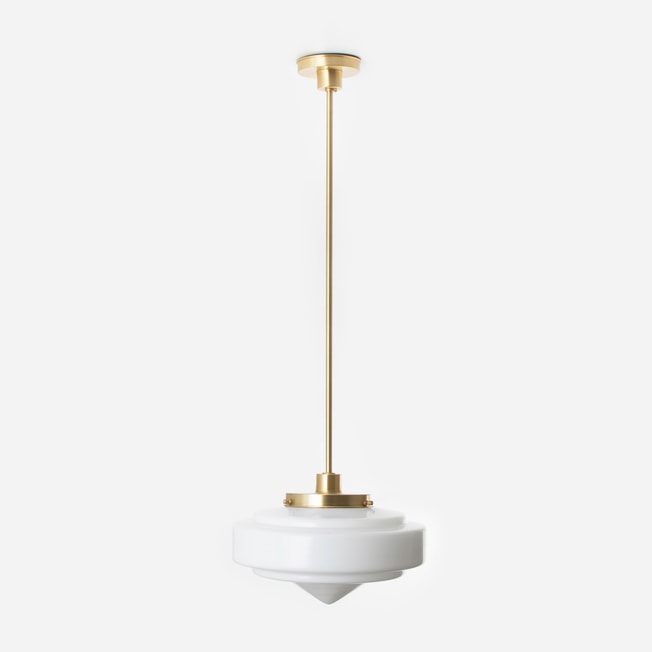 Pendant Lamp Pointy Stairs 20's Brass