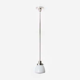 Pendant Lamp Schoolglobe Small 20's Nickel