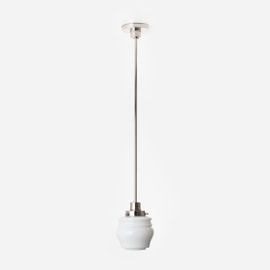 Hanglamp Bloemknop 20's Nikkel