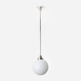 Hanglamp Bol Ø 25 20's Nikkel