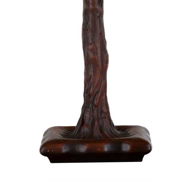 Tiffany Table Lamp Exotic Maple