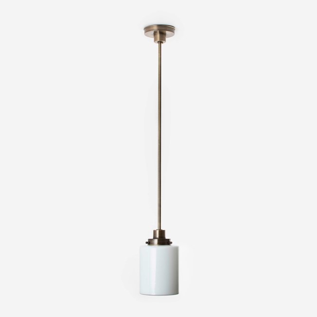 Lampe Suspendue Sleek Cylinder 20's Bronze 