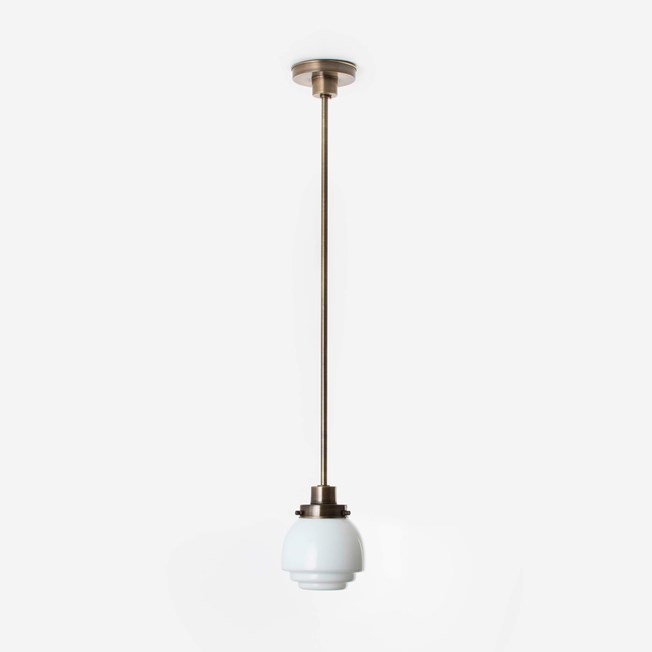 Lampe Suspendue Gispen Vlak 20's Bronze